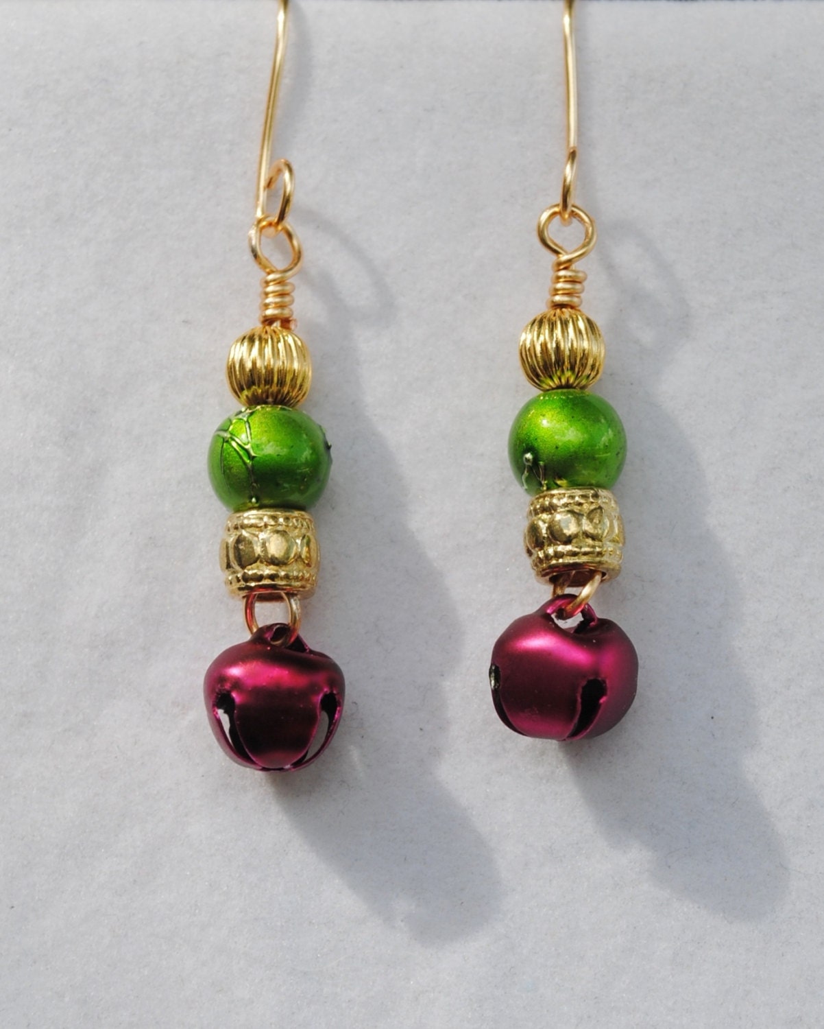 Jingle Bell Earrings Christmas Earrings Holiday Earrings