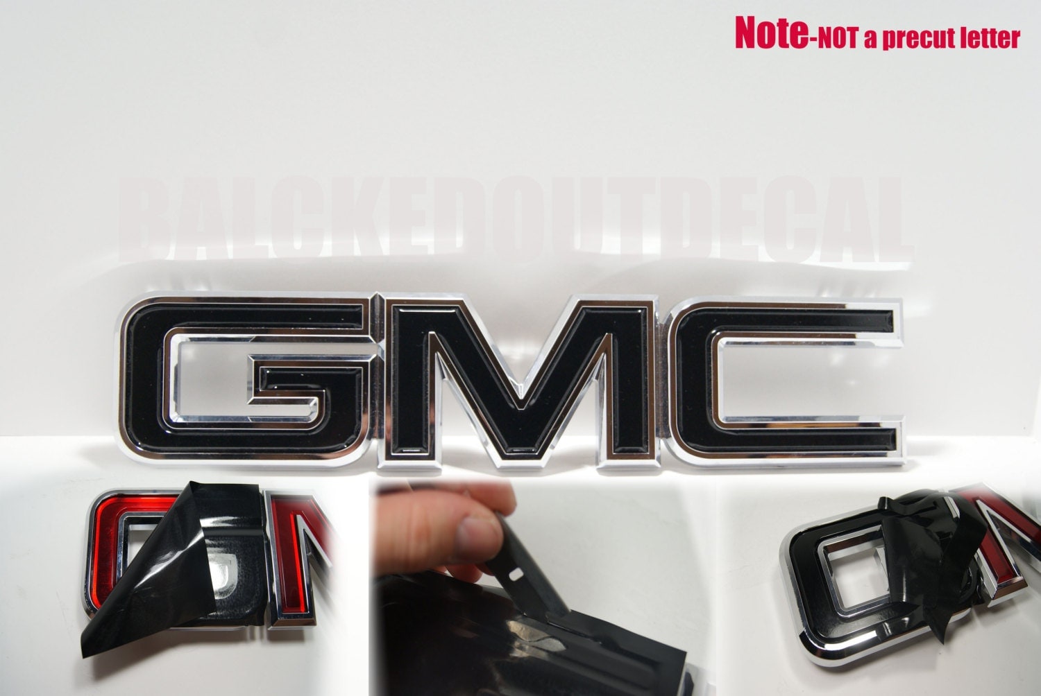 07-13 GMC Sierra Yukon Acadia Black Front Grill Emblem 07-13 GMC Sierra Yukon Acadia Black Front Grill Emblem