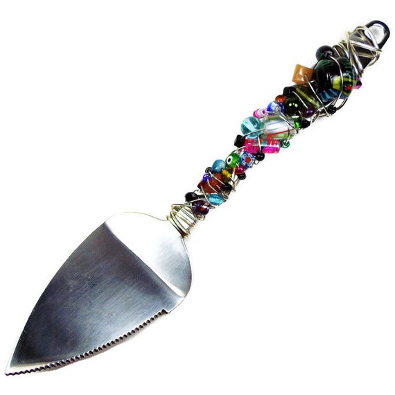 unique   Server Unique Party Cooks Accessory serving for Pie Utensil Beaded utensils