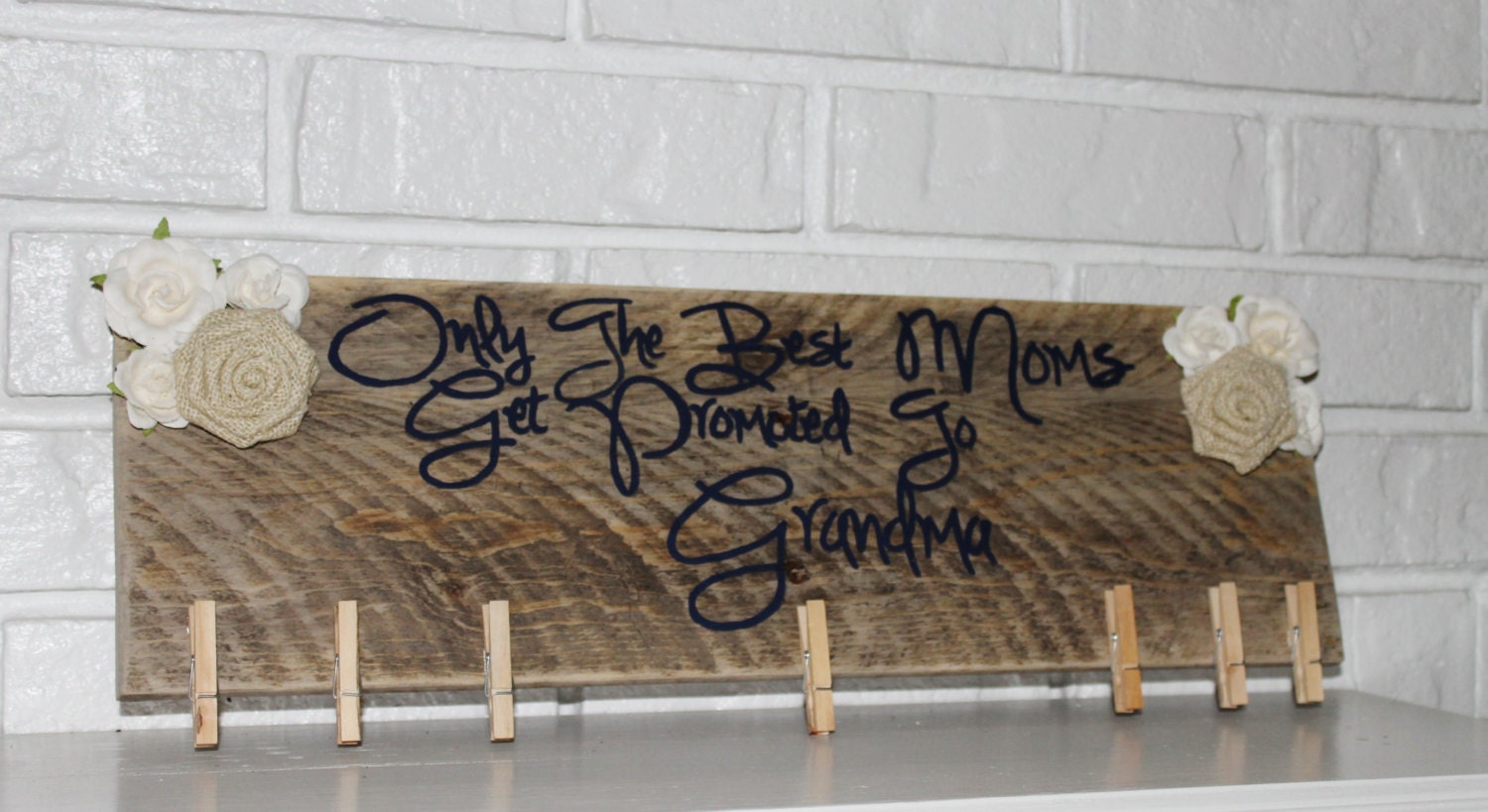 Rustic Mother's Day Gift Only The Best Moms Get Promoted