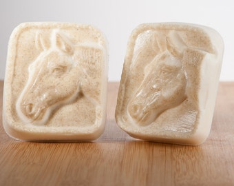Cedarwood Soap, Oatmeal Soap,Horse Soap, Horse Shaped Soap, Cedarwood Horse Soap, Unisex Soap, Oatmeal Cedarwood Soap