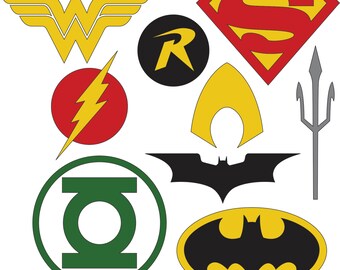 DC Superhero Logos (SVG & DXF files)