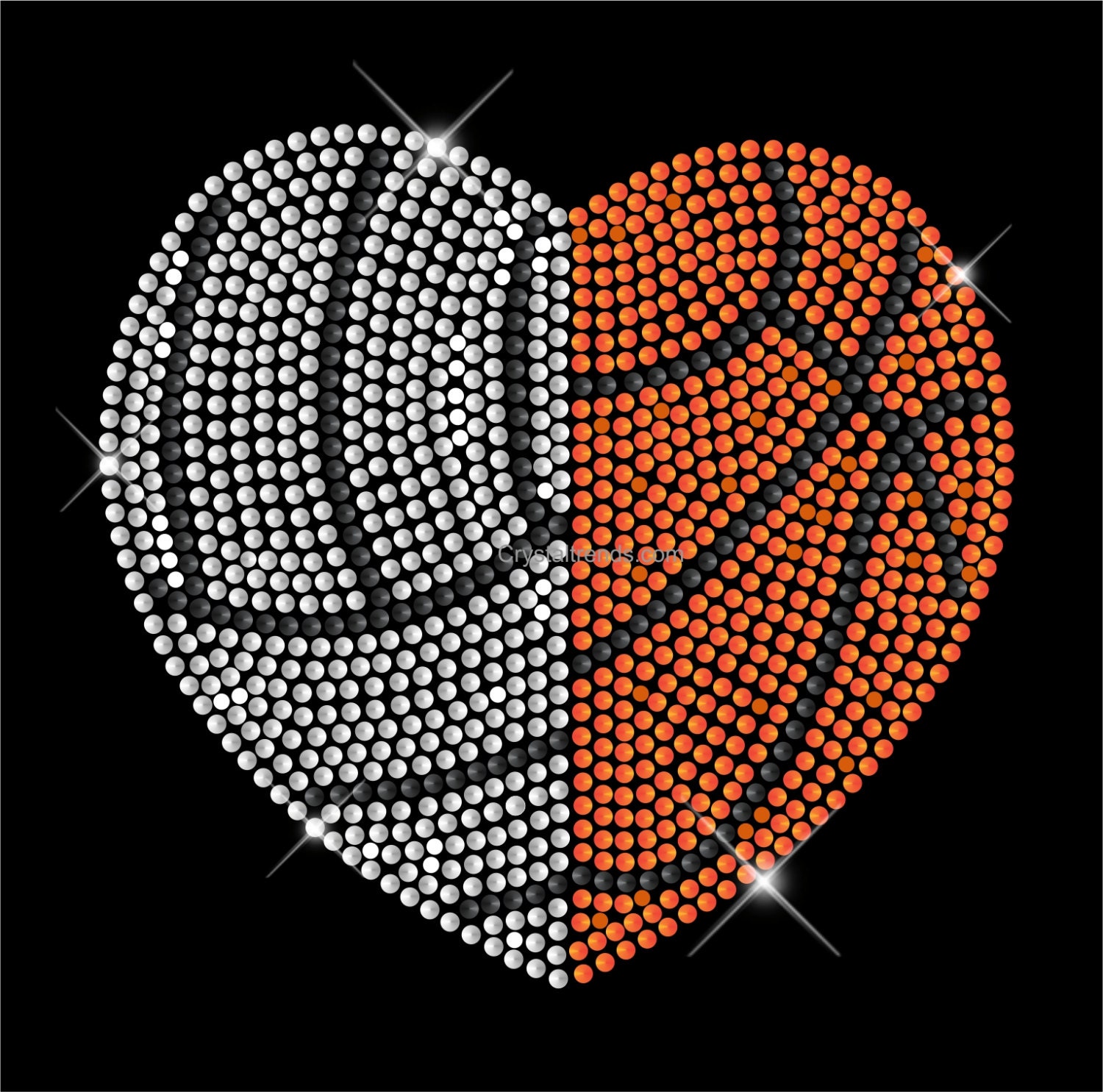 bling rhinestone Volleyball Basketball by CrystalTrendsDesigns