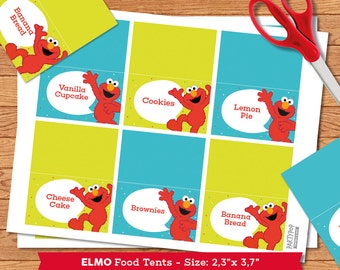 Items Similar To Yo Gabba Gabba Food Label Tent Personalized Printable 