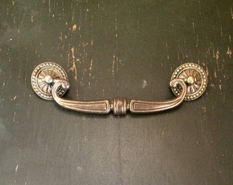 5 inch antique brass drawer pulls