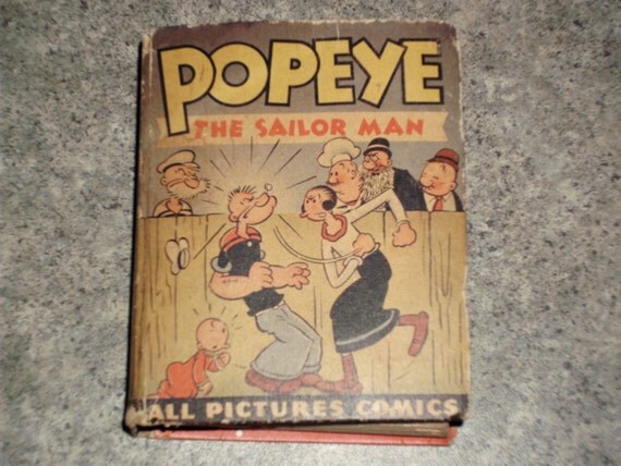 1947 POPEYE The Sailor Man All Pictures Comics by YesteryearShop