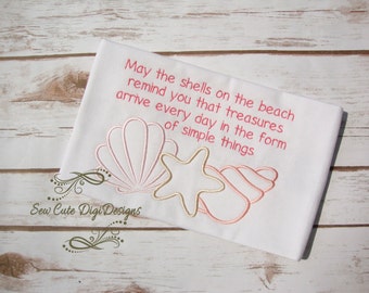 May The Shells On the Beach....Embroidery Design