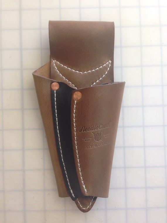Double Fishing Plier Sheath Natural and by NeedleCrookDesigns