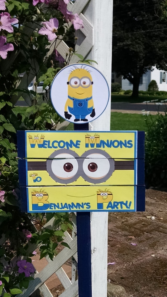Minions Birthday Yard Sign