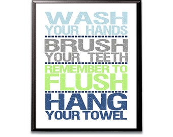 Bathroom Rules bathroom rules | etsy Bathroom Rules bathroom rules | etsy