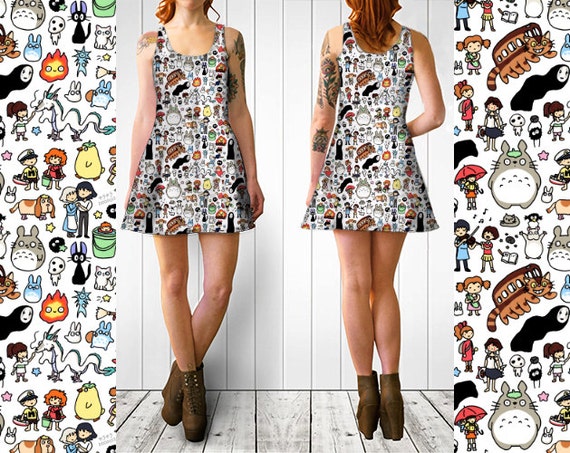 Kawaii Ghibli Doodle Dress by KiraKiraDoodles on Etsy