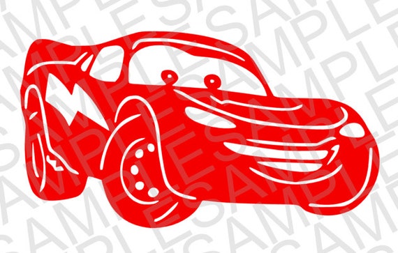 Download Disney Inspired Lightning McQueen SVG DXF by ...