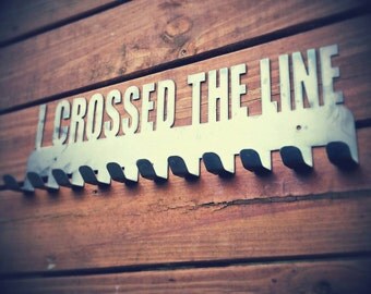 I Crossed the line running medal display