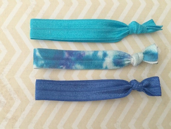 1. Royal Blue Hair Ties - Pack of 10 - wide 8