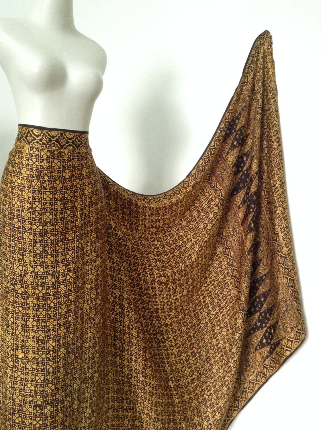 Silk Batik Dressmaking Fabric Simple And By Javanicehandycraft 