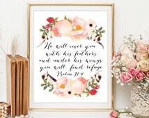 Popular items for scripture wall art on Etsy