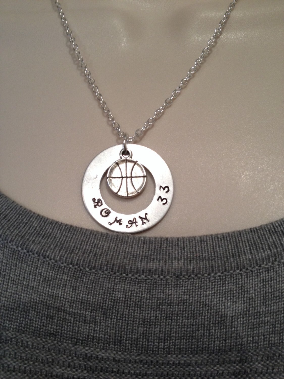 Basketball Necklace