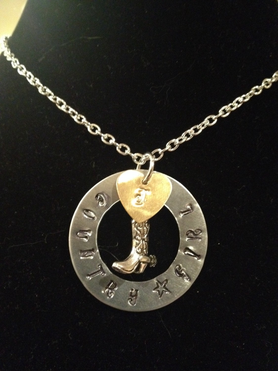 Country Girl Necklace by CanastotaCreations on Etsy