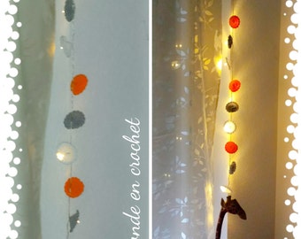 Christmas Light Garland PDF Crochet Pattern Instant