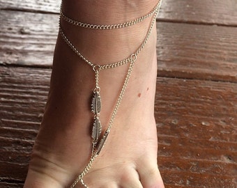 Items similar to barefoot sandal, bridal jewelry , barefoot sandal ...