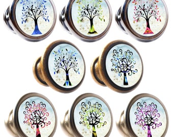 whimsical knobs drawer cabinet