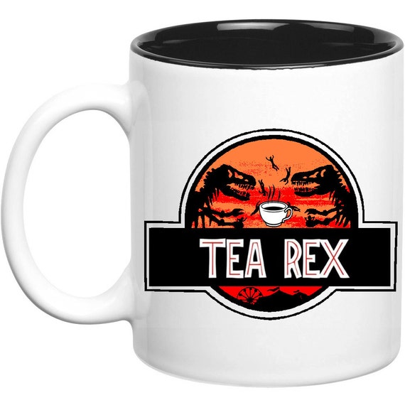 Jurassic Park Tea Rex Mug Black Interior by ...