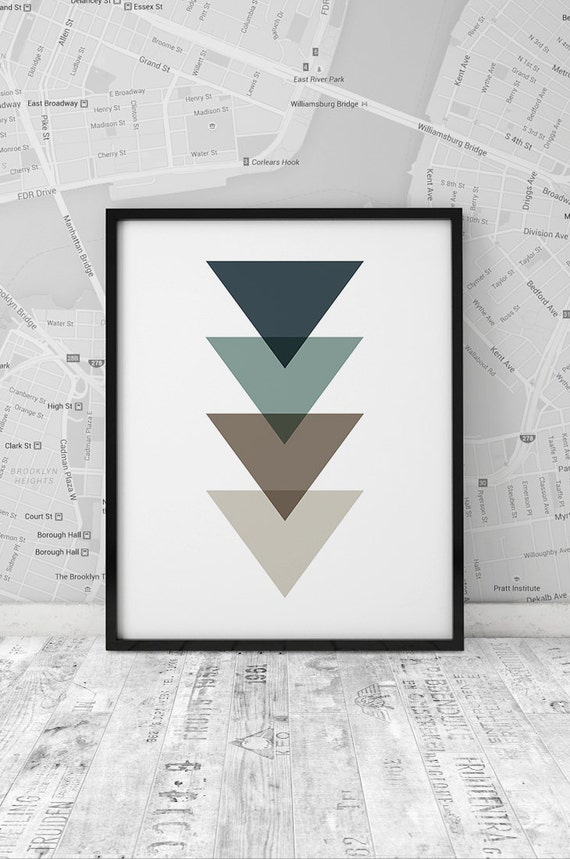 Minimalism poster printable print Geometrical by ArtFilesVicky