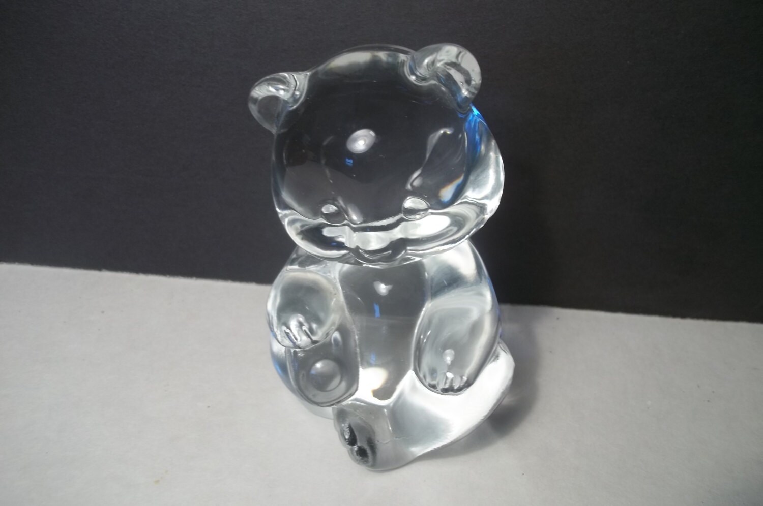 Fenton Glass Bear Paperweight Collectible by VintageCastaways