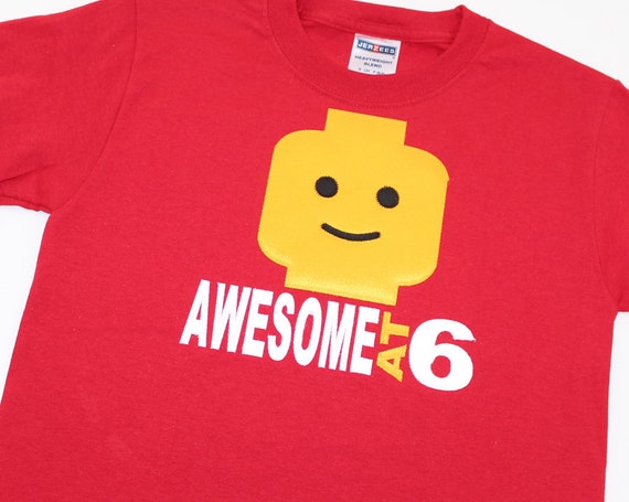 lego theme birthday shirt