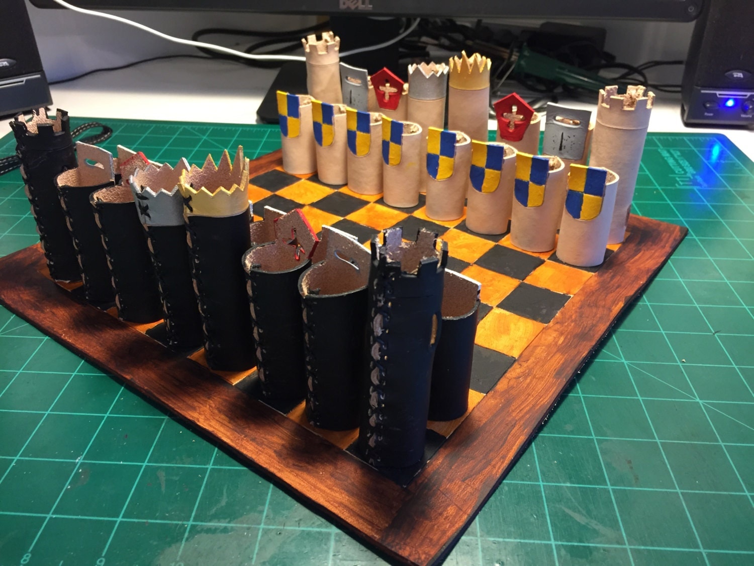 Handmade Leather Chess set
