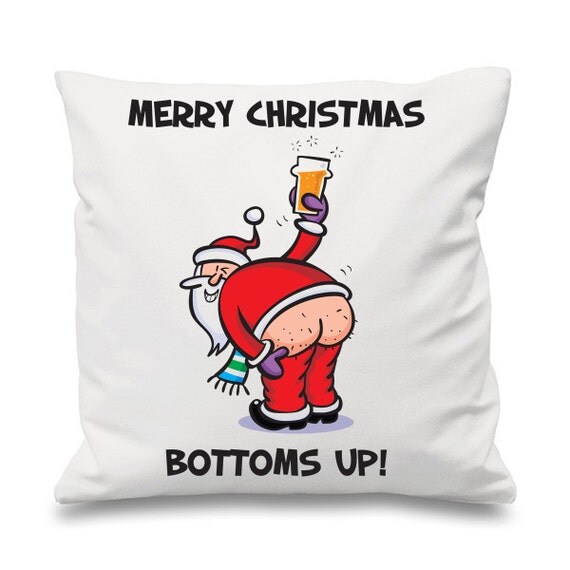 Download Santa Claus Bottoms Up Christmas 18 x 18 Filled