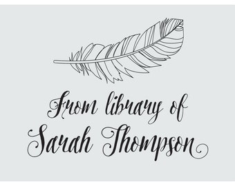 Book stamp, Library stamp, this book belongs to stamp, Book lovers gift, book lovers day, custom book stamp, from the library of stamp - 6B