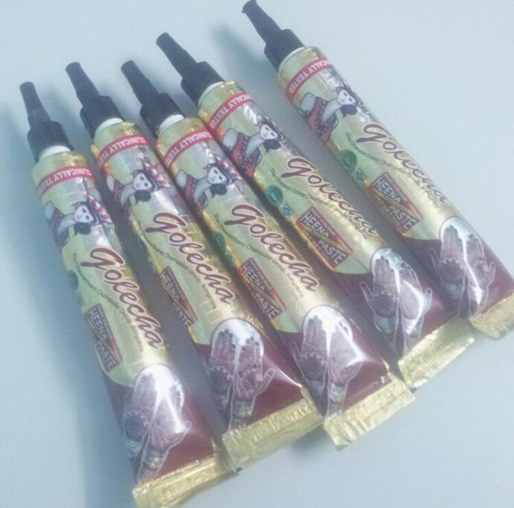 instant brown henna tubes tattoo paste golecha body by instant brown henna tubes tattoo paste golecha body by