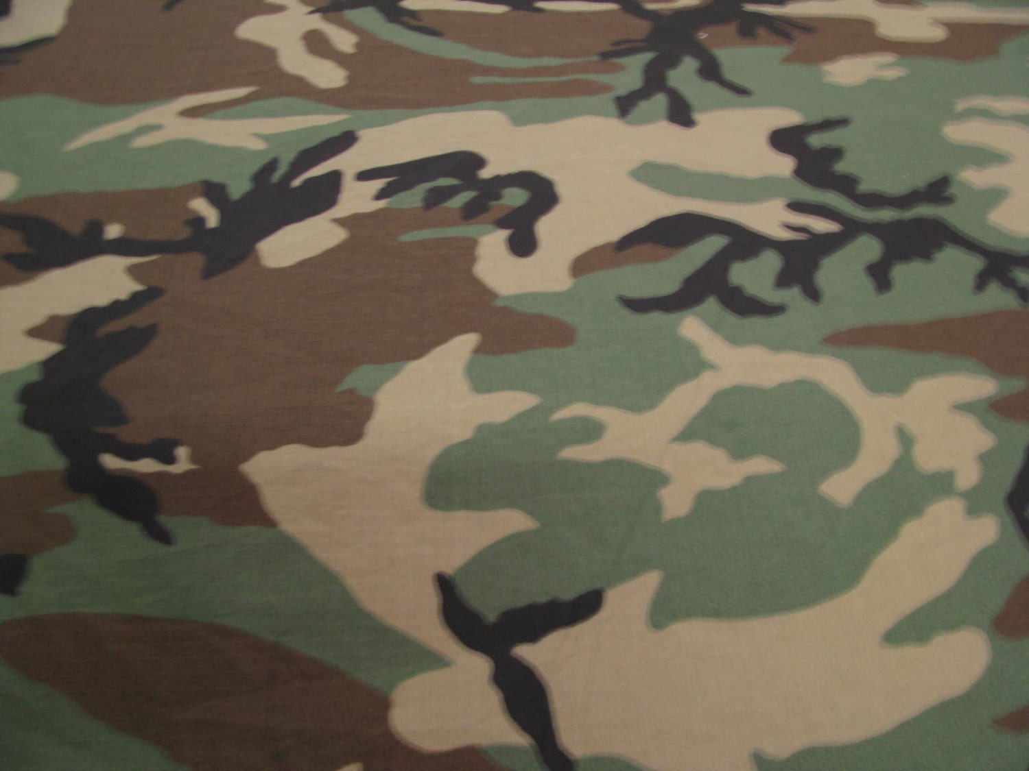 Woodlands NY CO Ripstop Camouflage  Military Spec Fabric 
