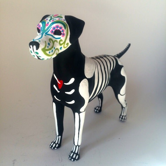 Day of the Dead Dalmatian Dog Sugar Skull pet by SpiritofAine