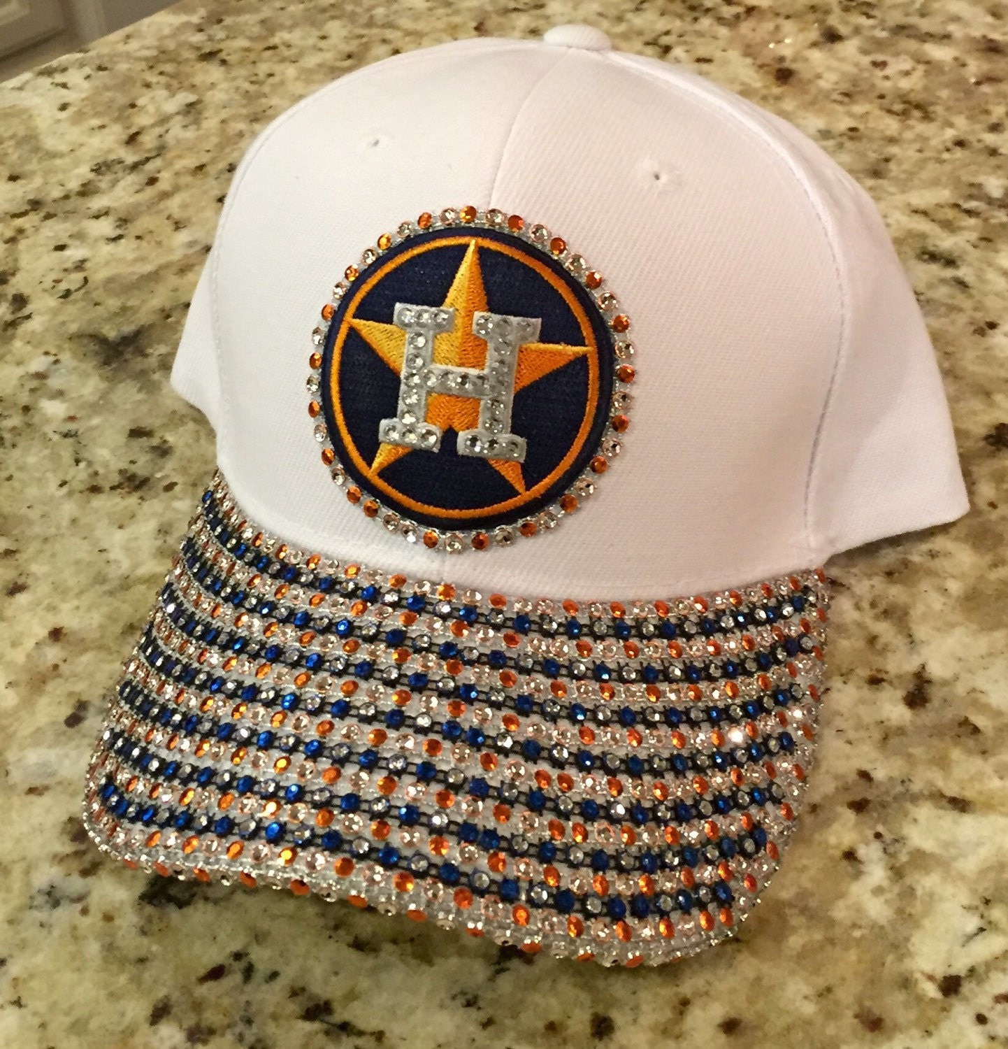 Houston Astros Bling Cap by BlingBlingLicious on Etsy