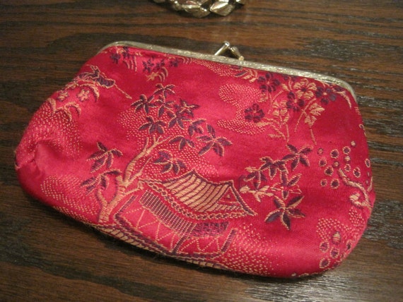 small red coin purse