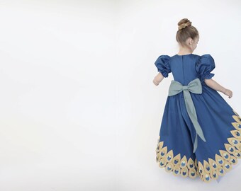 Halloween Peacock costume, kids halloween costume, Halloween Peacock princess , Halloween girls costume, girl costume, carnival costume