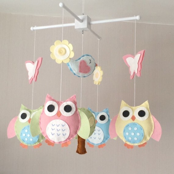 Baby Mobile Eule-Baby-Mobile Kinderbett Mobile Baby