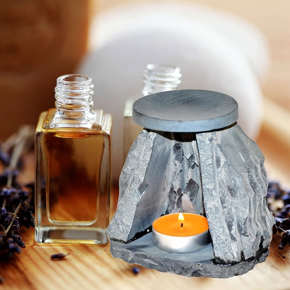 Essential Fragrance Oil Burners Aromatherapy Shungite stone