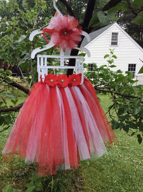 red and white tutu skirt
