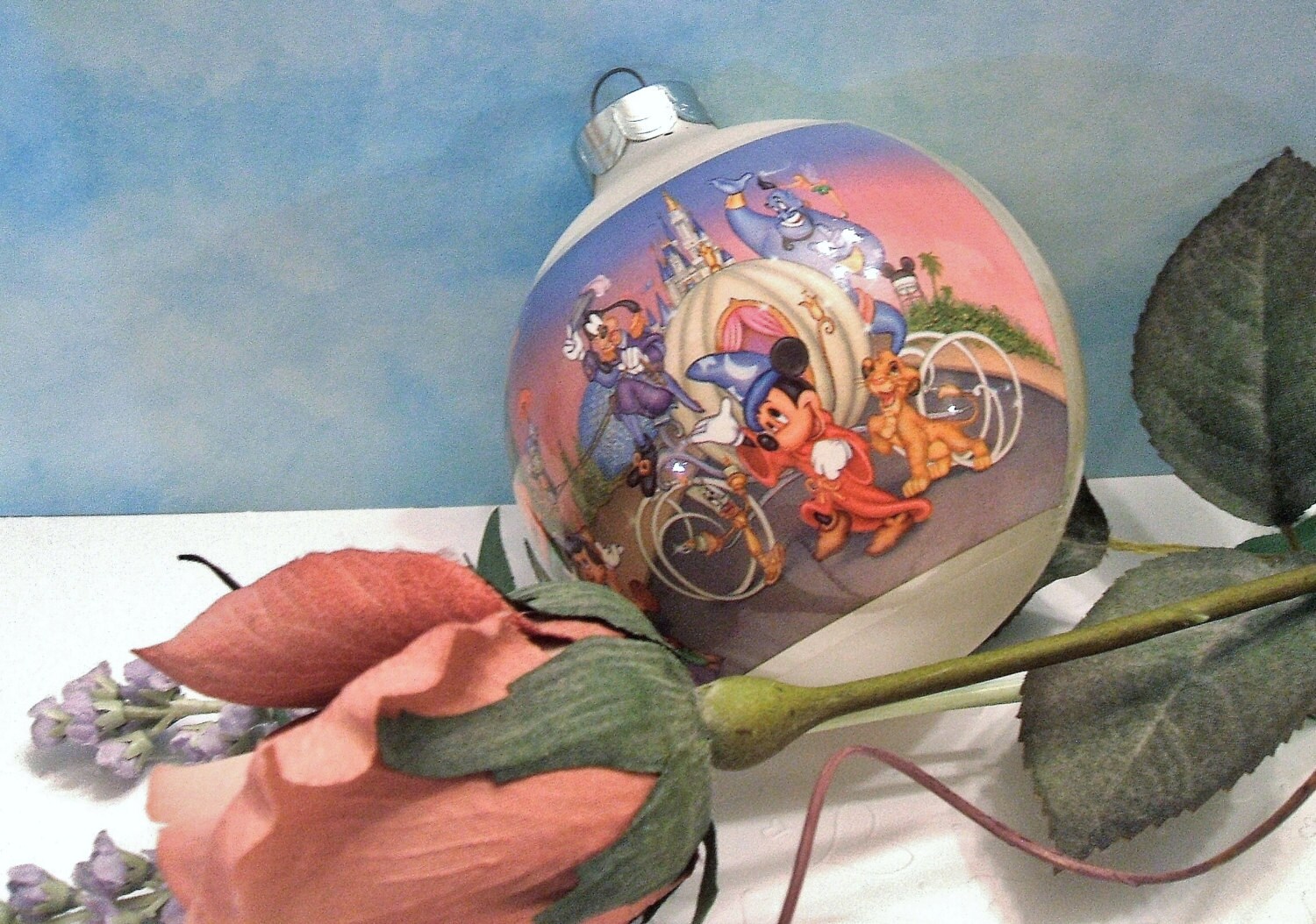 Disney's 25th Anniversary Glass Ball Ornament Collectible