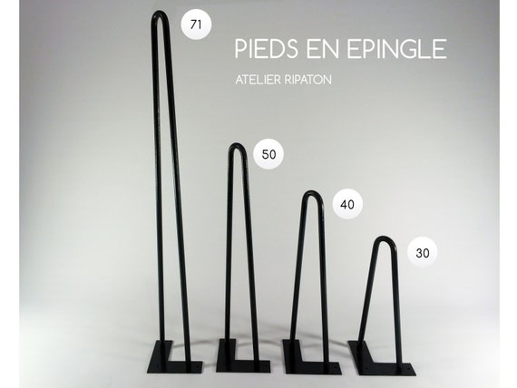 Set of 4 Hairpin legs 30 cm Handmade by Ripaton on Etsy -> Acheter Grosse Roues Pour Table Set of 4 Hairpin legs 30 cm Handmade by Ripaton on Etsy -> Acheter Grosse Roues Pour Table