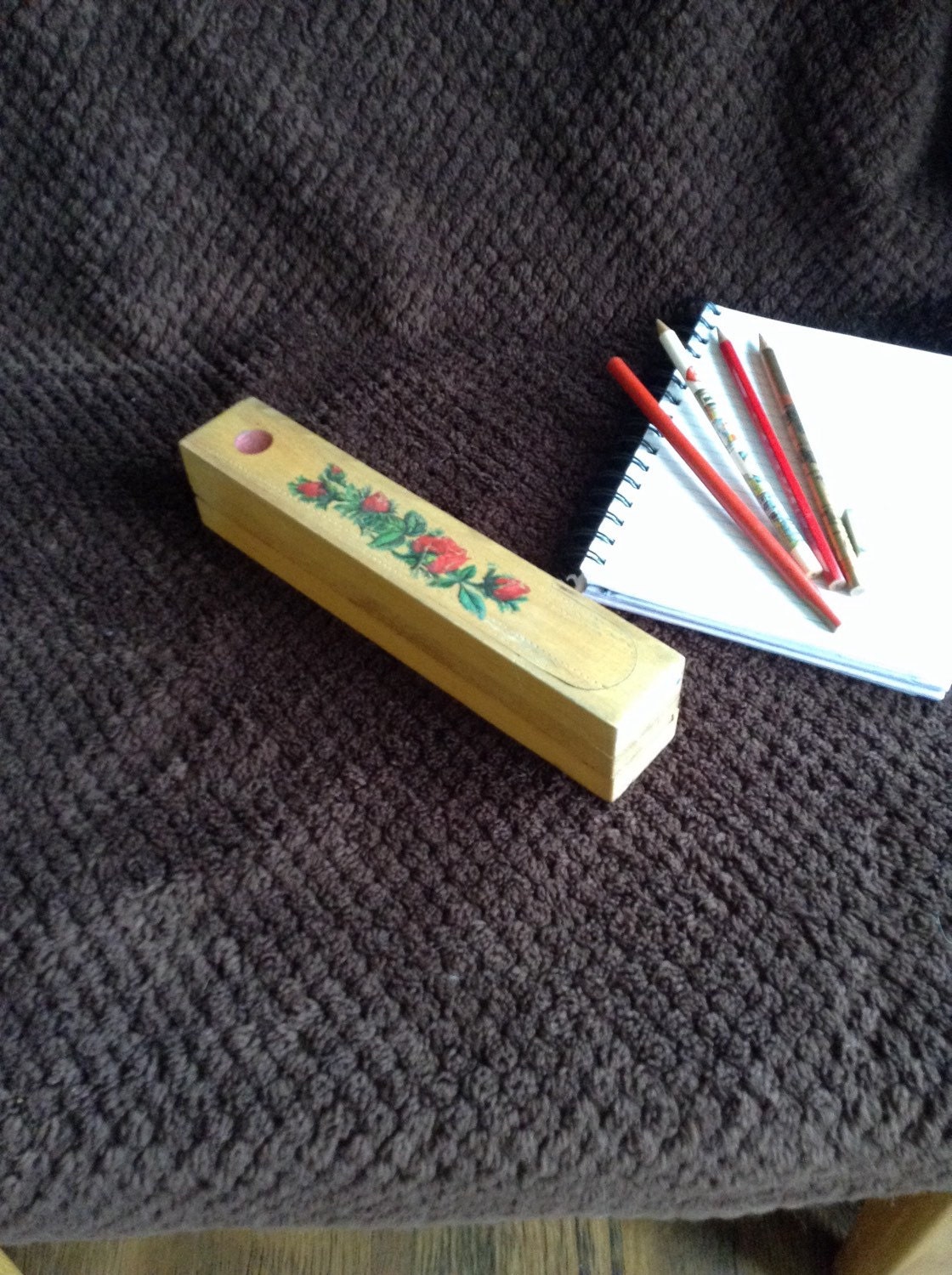 Wooden pencil box