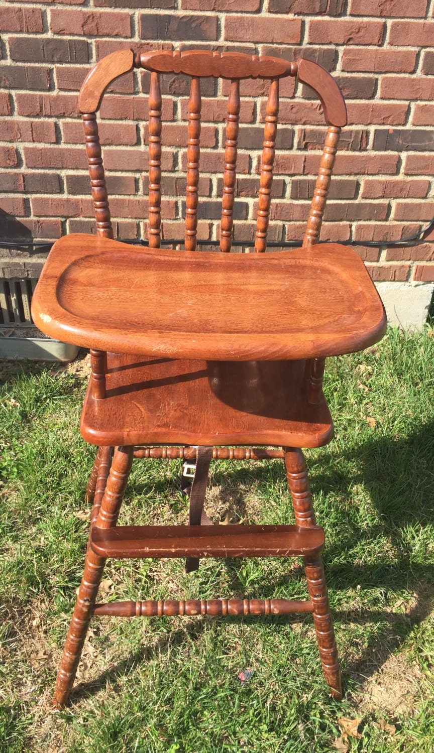 Jenny Lind High Chair Vintage High Chair by EllaMurphyDesigns