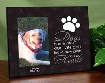 Personalized Pet Memorial Printed Frame