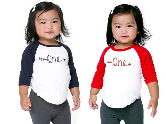 Twins 1st birthday outfitSet of 2 First Birthday by ThePaintedTee