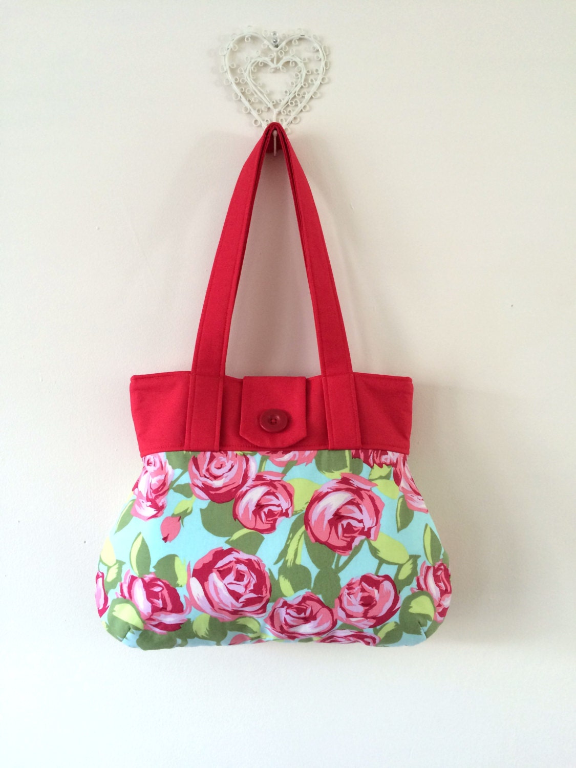 rose coloured bag