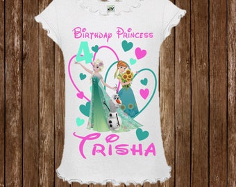 Frozen Birthday Shirt - Frozen Fever Birthday Shirt
