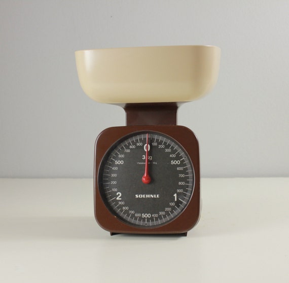 Vintage KITCHEN SCALE by SOEHNLE German 1970s Retro by Vinteology